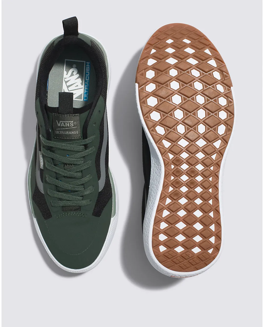 Vans Ultrarange Exo Shoe - Dark Green/Black