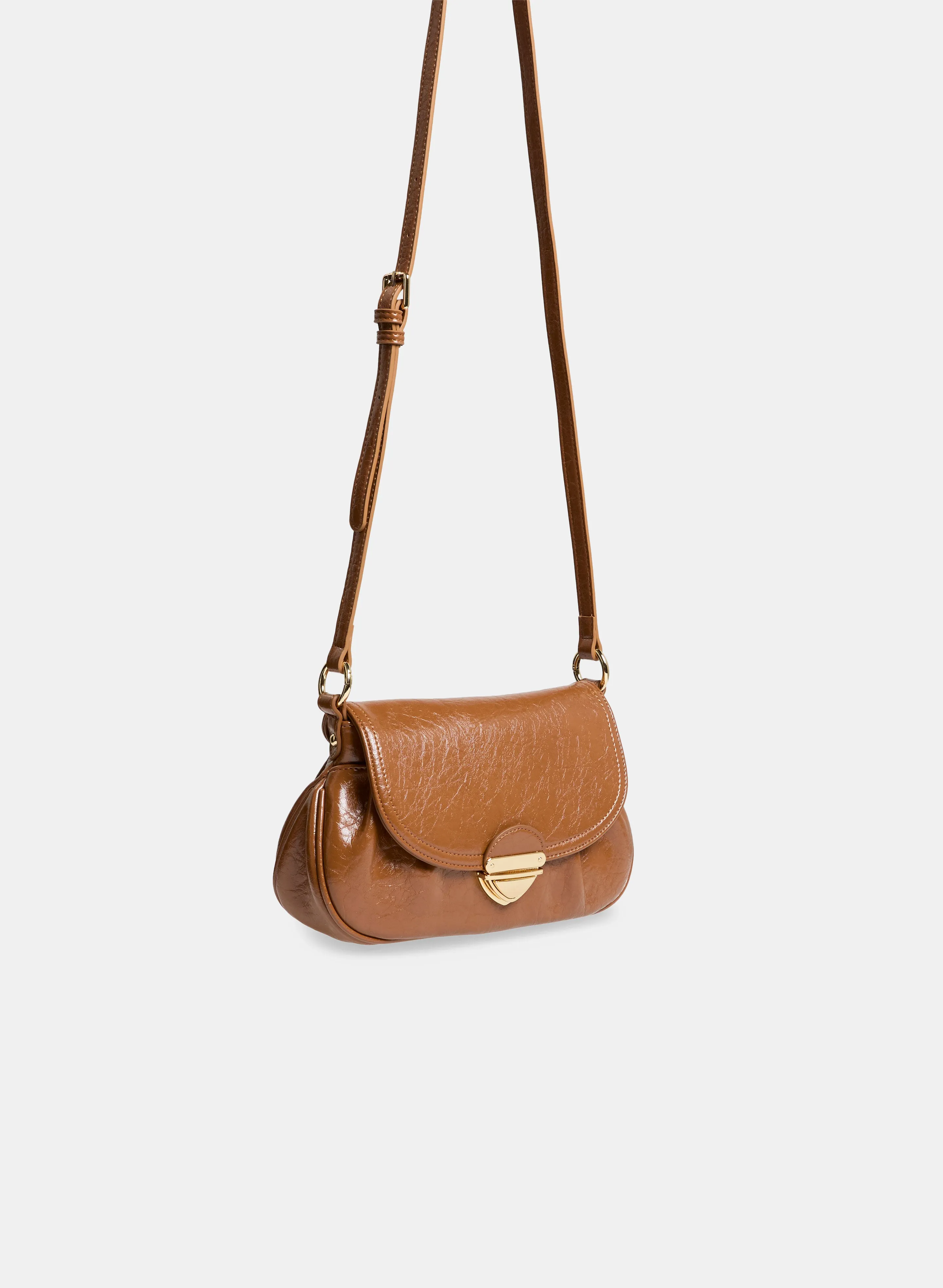 Vegan Leather Cross-Body Bag