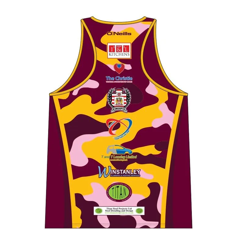 Wigan St Judes Rugby Vest (Camo)