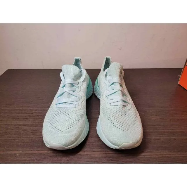 Women's Nike Epic React Flyknit Teal Running Sneakers si...