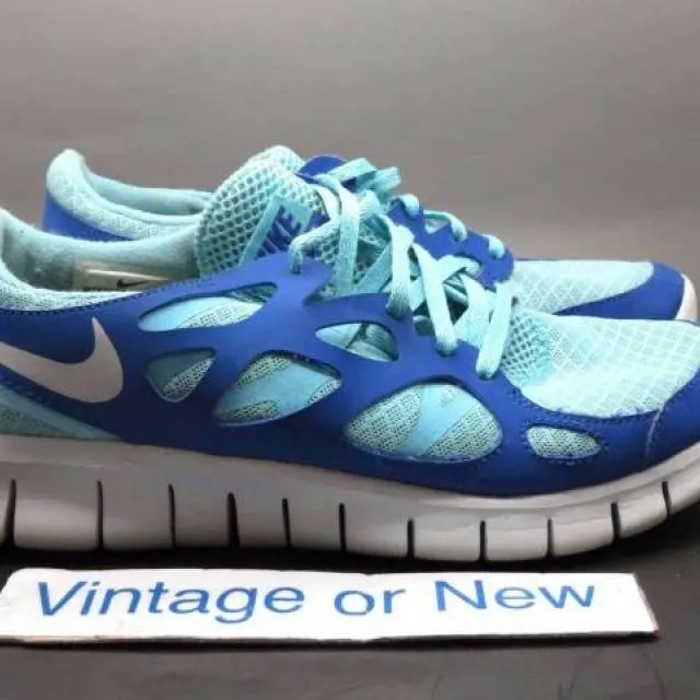 Women's Nike Free+ 2 Tide Pool Blue Mega Blue Platinum R...