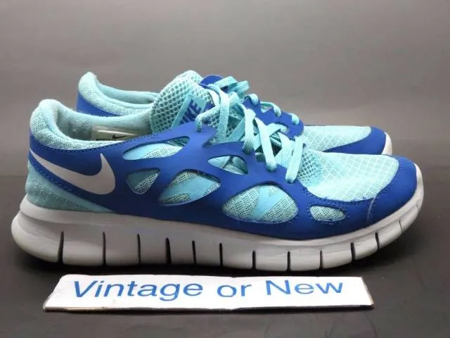 Women's Nike Free+ 2 Tide Pool Blue Mega Blue Platinum R...