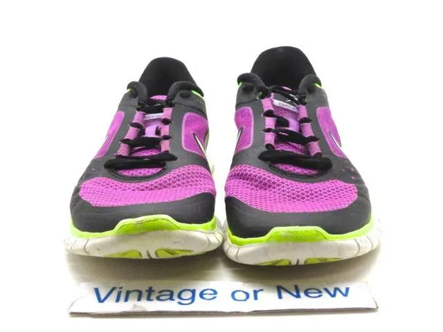 Women's Nike Free Run+ 3 Laser Purple Volt Black Running...