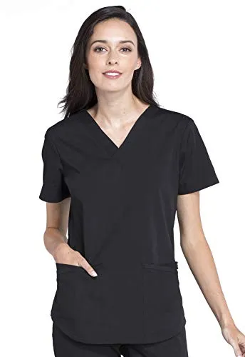 Workwear WW665 Professionals Women Scrubs Top V-Neck