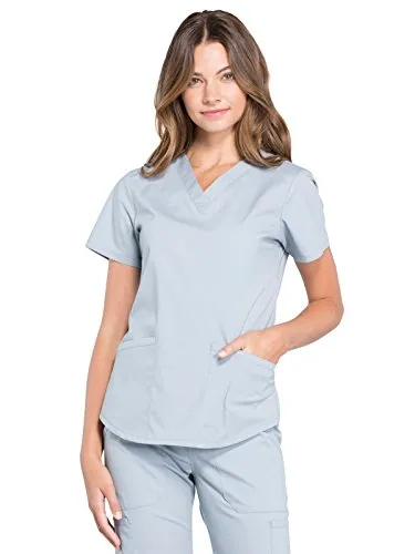 Workwear WW665 Professionals Women Scrubs Top V-Neck