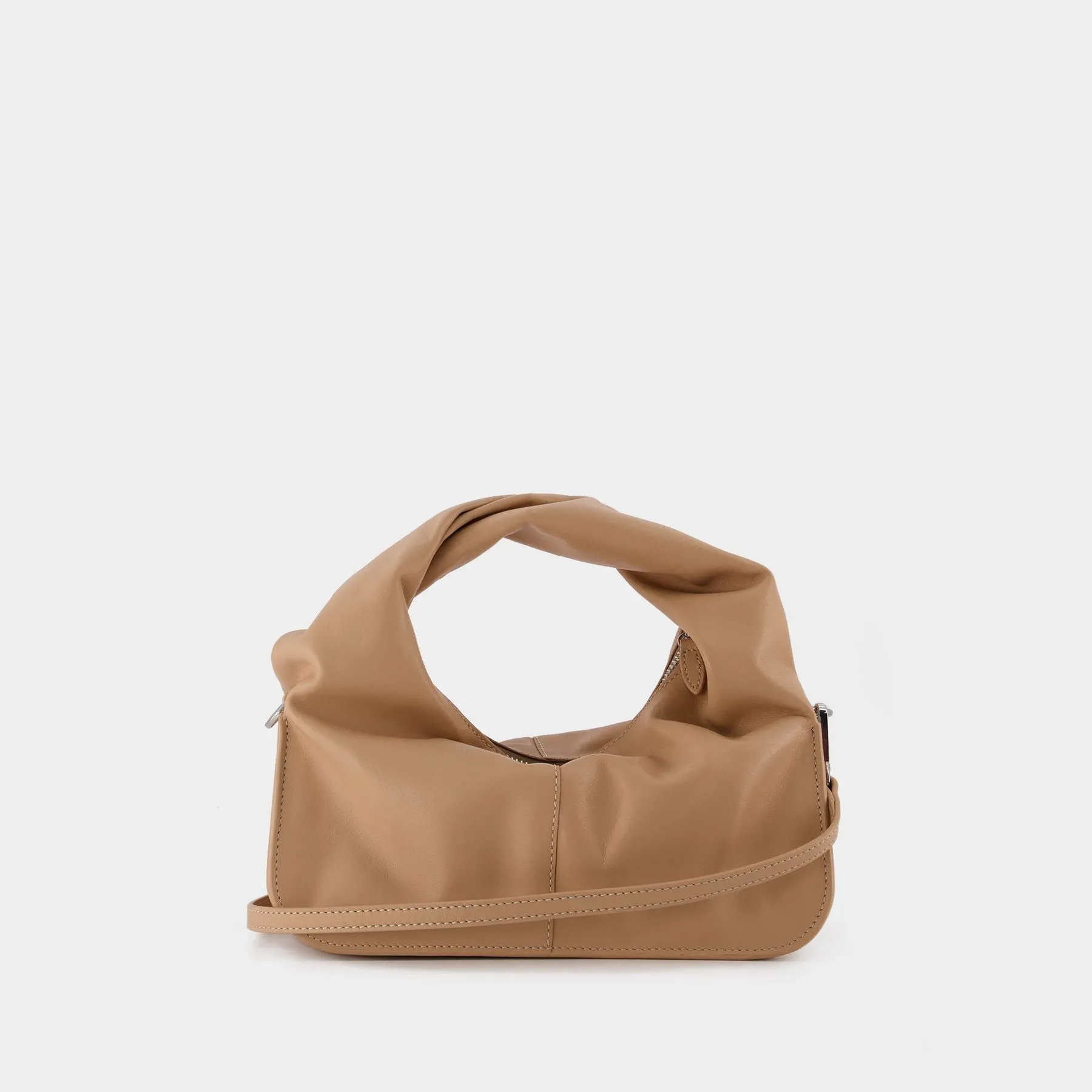 Yuzefi  Wanton Bag in Beige Leather