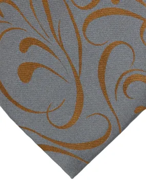 Zilli Silk Tie Gray Olive Swirl - Wide Necktie FINAL SALE